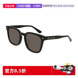 【自营】CK新款时尚百搭大方框墨镜潮流显脸小太阳镜CK24559SLBK