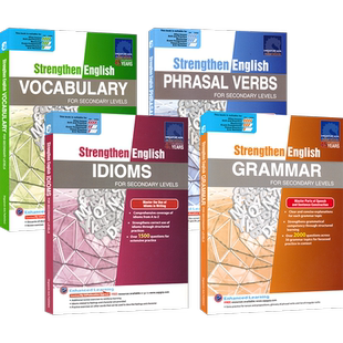 【自营】SAP Strengthen English Grammar For Secondary Levels 新加坡英语强化系列 初中教辅 语法专项训练练习册 英文原版进口