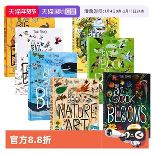 【自营】自然科普艺术大书6册The Big Book of Birds鸟类Blue海洋Bugs虫子Blooms花卉Beasts野兽百花大绘本英文原版大自然熏陶精装