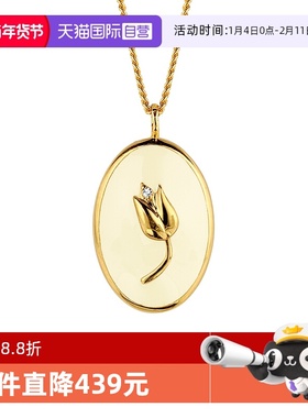 【自营】Diamanti Per Tutti香草时尚锁骨项链女镶钻石纯银银饰