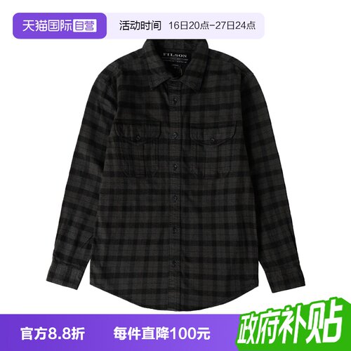FILSON常规版长袖格子衬衫男士