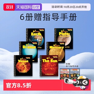The 儿童科普早教绘本 Readers 6册赠指导手册 自营 英文原版 Scholastic Solar Outer Nonfiction System News 太阳系外星球