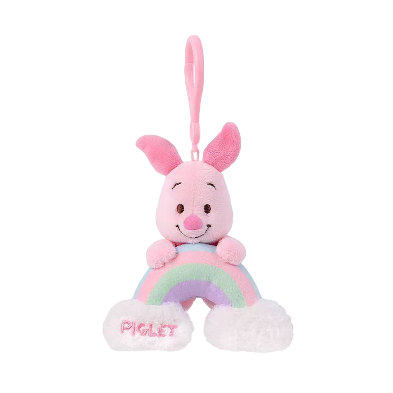 【自营】迪士尼小熊维尼小号挂件小猪皮杰噗噗毛绒公仔玩偶钥匙扣