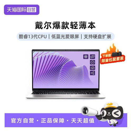 戴尔15.6灵越3000轻薄便携本