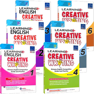 【自营】SAP Learning Creative Writing Workbook 1-6 学习系列1-6年级 英语创意写作训练题 新加坡英文原版进口图书 小学教辅