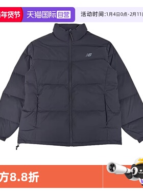 【自营】NEW BALANCE男装女装运动羽绒服保暖休闲外套AMJ54328BK