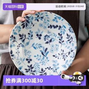 釉下彩餐具高颜值陶瓷盘 自营 千代源日本美浓烧碗家用2024新款