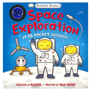 【自营】Basher Basics Space Exploration 太空探索 趣味儿童百科 英文百科读物 8-12岁英文课外读物 英文原版进口图书