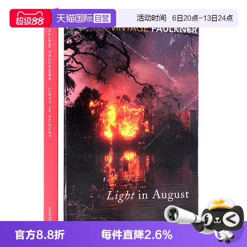 Vintage出品八月之光英文原版
