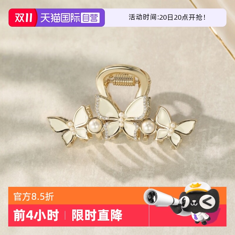 发夹女抓夹后脑勺发量少新款轻奢