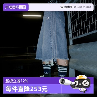 JORT运动休闲短裤 adidas阿迪达斯三叶草女子DENIM KB5432 自营