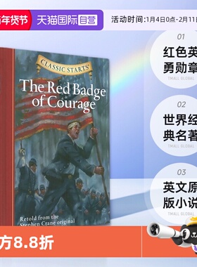 【自营】Classic Starts系列 The Red Badge of Courage  红色英勇勋章 英文原版儿童小说 世界经典名著