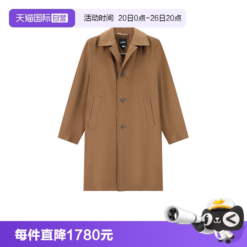 HugoBoss男士风衣外套