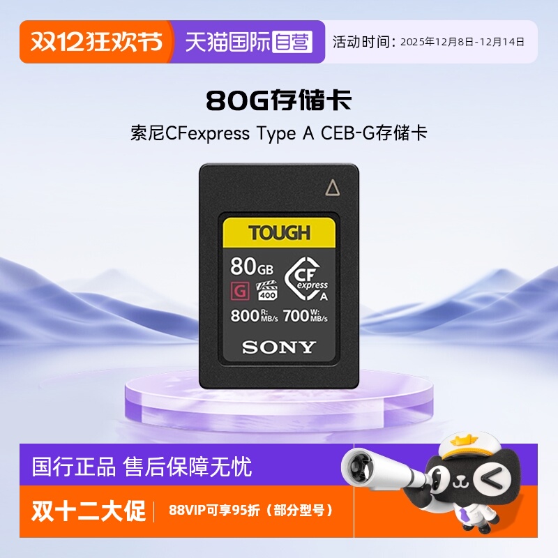 官方自营索尼原装CFEA卡80G容量