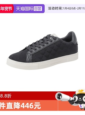 【自营】EA阿玛尼 男士低帮圆头平底板鞋休闲运动鞋 X4X316 XM741