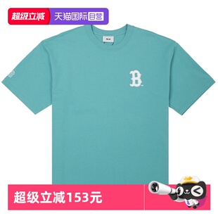自营 跑步训练运动服情侣半袖 MLB短袖 新款 圆领印花T恤 男女装