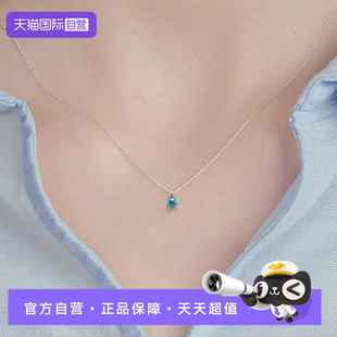 【自营】OSEWAYA诞生石吊坠项链生日宝石锁骨链礼物配饰 12月