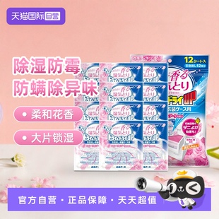 抽屉用除湿干燥剂小包吸湿防霉防潮防螨衣柜12片 白元 袋 自营