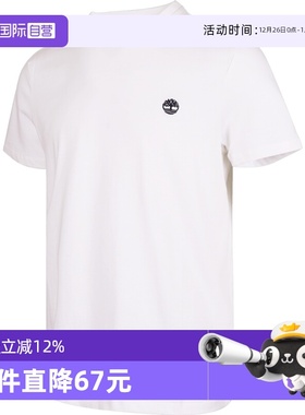 【自营】添柏岚男子SS DunRiver Crew T WHITE运动短T恤A2EKJ-100