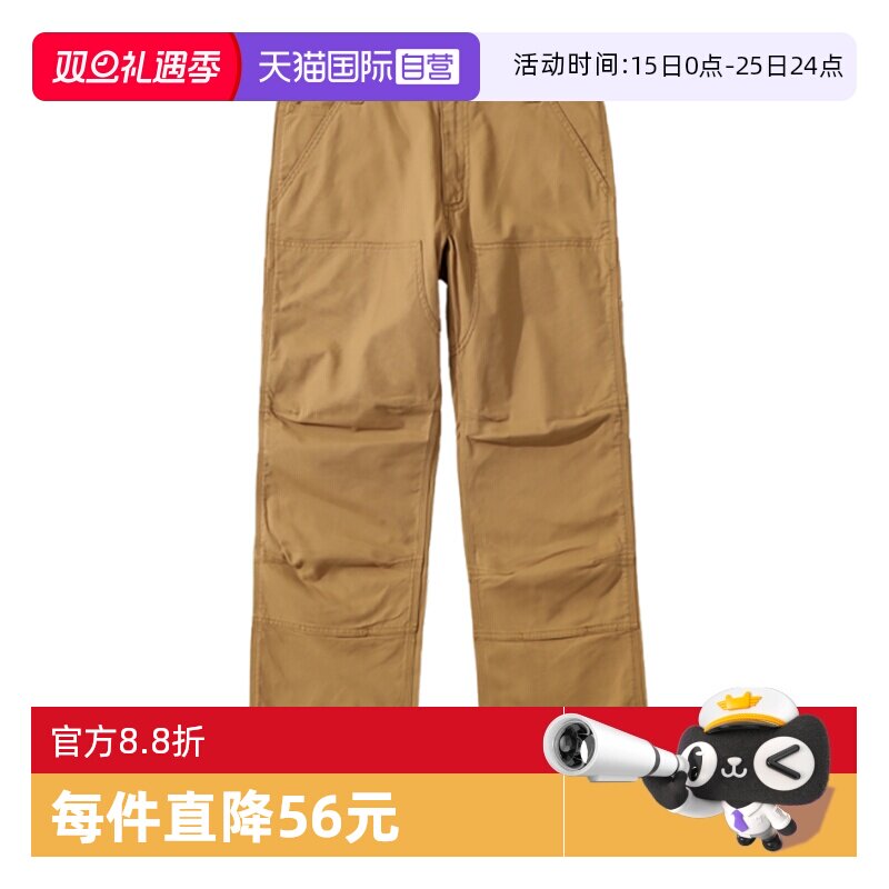 Carhartt卡哈拉链长裤春秋立