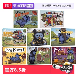 绘本 Mother Bruce 儿童幽默故事图画书 英文原版 鹅妈妈布鲁斯8册合售 精装 自营