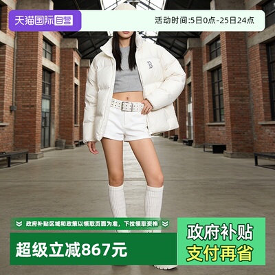 【自营】MLB美职棒NY羽绒服男女运动休闲保暖宽松外套3ADJB1356