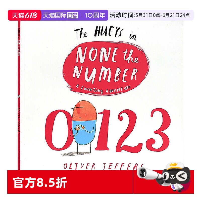 【自营】小不点来数数 英文原版绘本 None The Number 平装大开图画书 奥利弗童话绘本故事 睡前故事书培养宝宝价值oliver jeffers