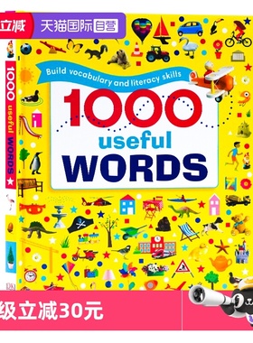 【自营】DK常用英语1000词 1000 Useful Words 英文原版 插图图解字典词典 单词词汇量积累读写能力提升课外读物 儿童英语启蒙