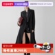 外套女2025秋新款 正肩独特西服 撞色廓形长款 西装 自营 ELLE法式