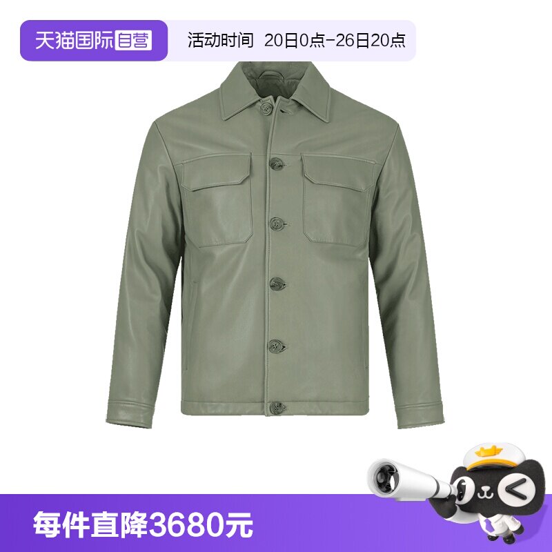EA阿玛尼夹克皮衣上衣外套