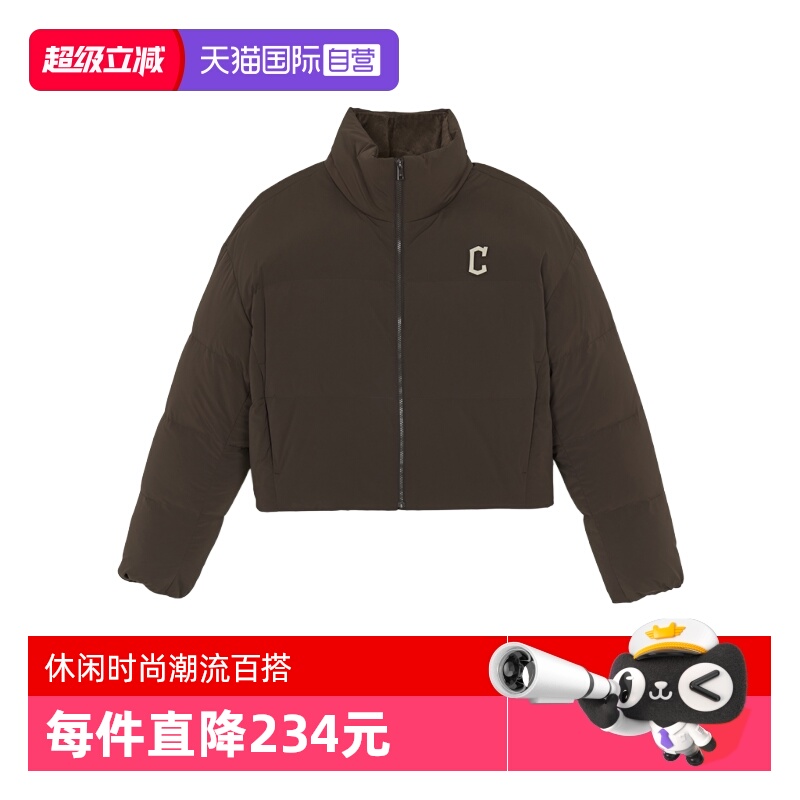 MLB立领短款女休闲时尚羽绒服