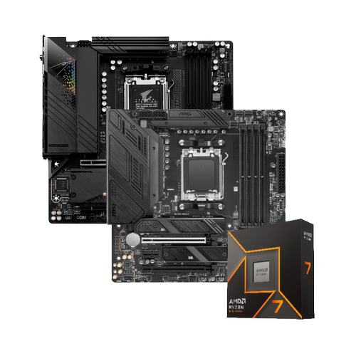 【自营】AMD锐龙R7 9700X盒装技嘉微星主板CPU套装游戏八核板U套