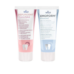 【自营】怀尔德DrWild瑞士进口depurdent牙膏牙渍抛光防蛀套装