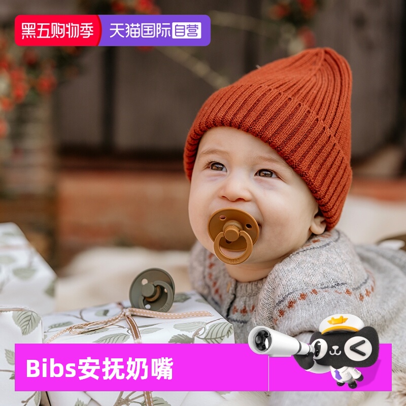 bibs安抚奶嘴丹麦2只装婴儿奶嘴