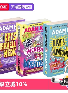 【自营】Adam Kay 4册合售 凯的神奇发现/凯的神奇医学/凯的解剖学 儿科医生德克斯特 Kay's Incredible Inventions幽默科普