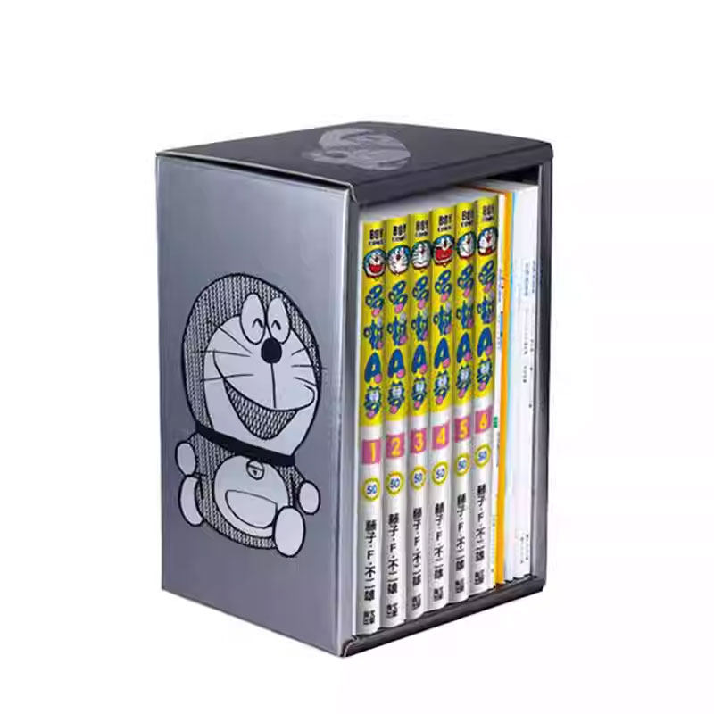 【自营】预售 台版漫画 哆啦A梦 1-6 50周年纪念特别书盒版 藤子‧F‧不二雄 青文出版,书籍/杂志/报纸,漫画类原版书,淘宝优惠券,粉丝福利购,淘宝优惠卷