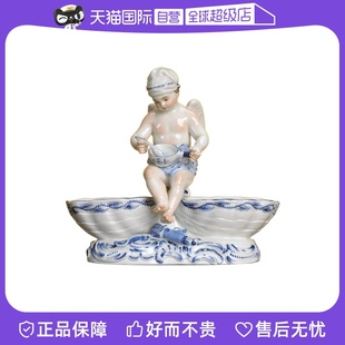 MEISSEN 蓝洋葱 人物瓷塑 小天使 德国 梅森瓷器 摆件 自营