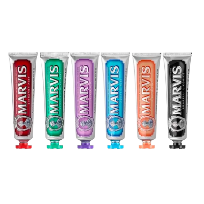 【自营】【2支】意大利MARVIS玛尔仕薄荷牙膏85ml清新口腔正品