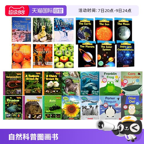 【自营】美国国家地理 四季更替 季节绘本 6册 科普绘本 英文原版 National Geographic Kids Picture the Seasons 学乐