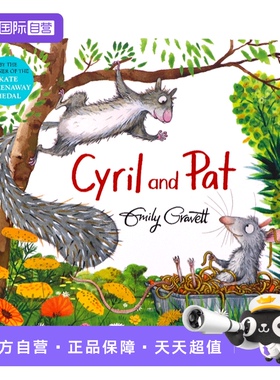 【自营】西里尔和帕特 英文原版绘本 Cyril and Pat 获奖名家 Emily Gravett 埃米莉格雷维特 友情交友启蒙认知图画故事书平装大开
