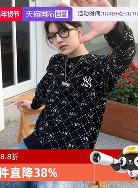 【自营】MLB美职棒男装女装时尚老花卫衣休闲舒适套头衫3AMTM0134