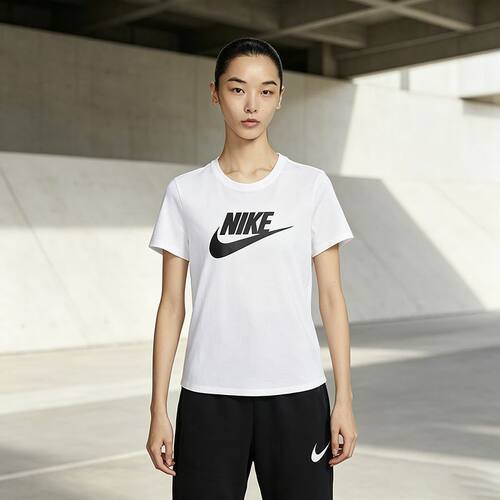【自营】nike耐克女印花短袖T恤棉质休闲轻便透气半袖DX7907-100