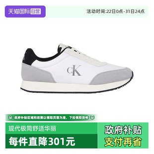 Klein Calvin 男士 YM0YM01119 麂皮运动休闲鞋 自营