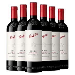 【自营】Penfolds奔富红酒BIN704原瓶进口赤霞珠干红葡萄酒礼盒装