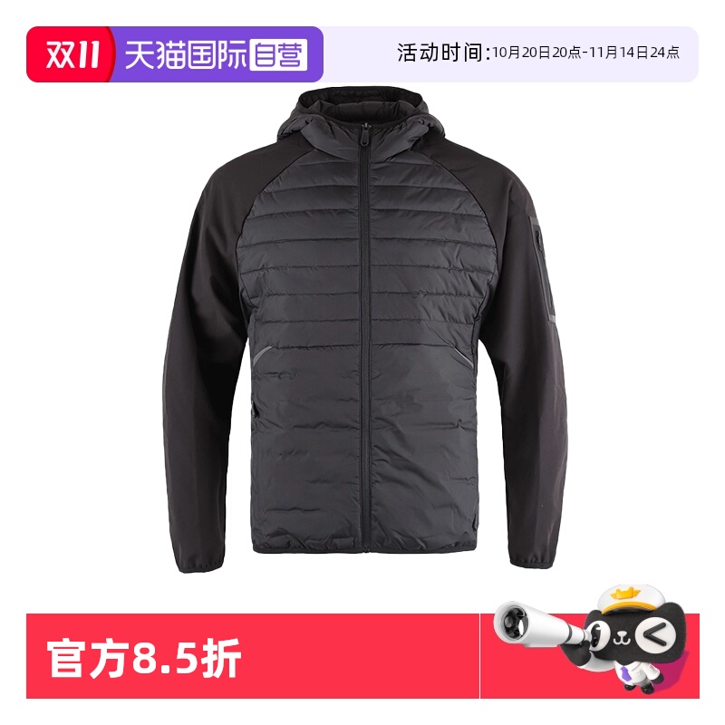 【自营】Hugo Boss/雨果博斯 男士连帽保暖棉服夹克外套 50541032