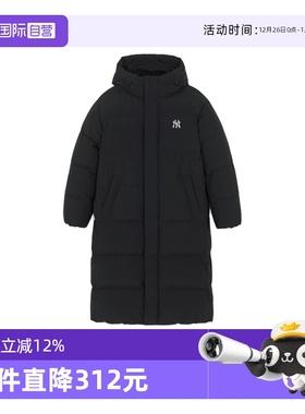 【自营】MLB 男女情侣百搭休闲时尚保暖长款连帽羽绒服3ADJB2356