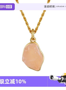 【自营】VITARING项链女水晶吊坠925银配饰锁骨链18k镀金