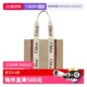 蔻依Woody中号小牛皮帆布托特包节日礼物送女友 Chloe 自营