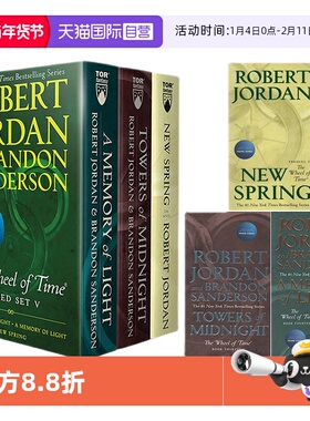 【自营】英文原版 The Wheel of Time Premium Boxed V 时光之轮盒装五 13-15 传奇奇幻著作 文学经典 罗伯特 乔丹