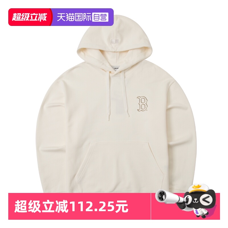 【自营】MLB卫衣男女装情侣运动服时尚洋基连帽套头衫3AHDB0544